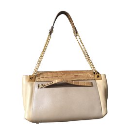 Lanvin-Handbags-Beige