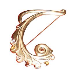 Lanvin Alfinetes e broches Dourado