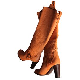 Céline-Boots-Caramel