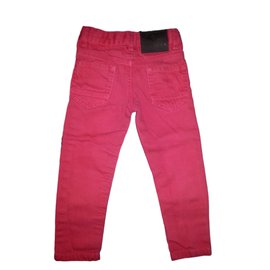 3pommes-Pantalon garçon-Rouge