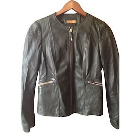 Massimo Dutti Biker jackets Khaki