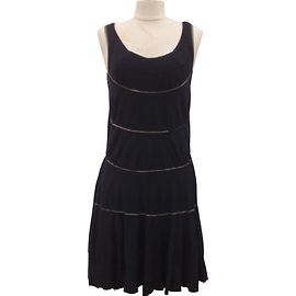 Vestido Marithé et François Girbaud de algodón negro Talla 38 Negro