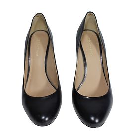 Autre Marque Cosmoparis Black Leather Pumps 9cm Heels Black