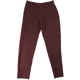 Jean Paul Gaultier-Pants, leggings-Dark red