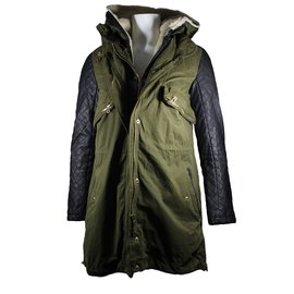 Zara-Coats, Outerwear-Khaki