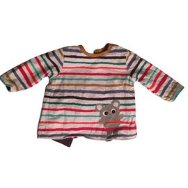 Catimini-Ensemble pantalon velours top coton-Moutarde
