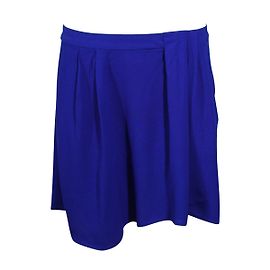 Bash Fory Blue Viscose Asymmetrical Skirt Blue