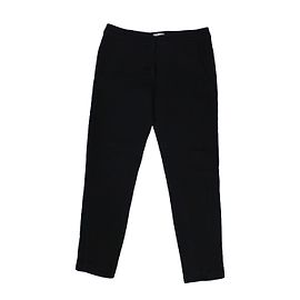 Claudie Pierlot Hose Schwarz mit Prägemuster Schwarz