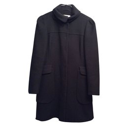 Prada-Coats, Outerwear-Black