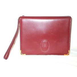 Cartier Taschen Aktentaschen Bordeaux