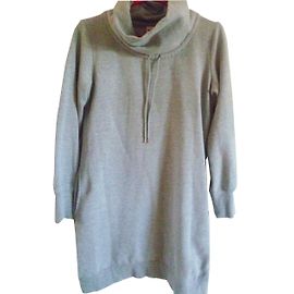 Autre Marque Dorotennis Tunika Kleid grau Baumwolle Grau