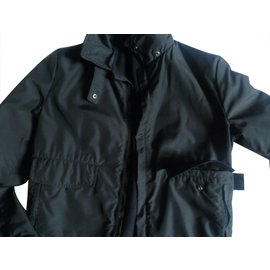 CP Company Black Biker Jacket Polyester Black
