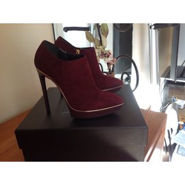 Saint Laurent-Ankle Boots-Prune