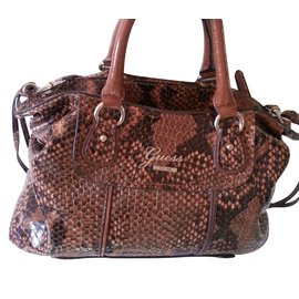 Guess Handtaschen Python drucken