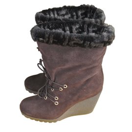 Fendi-Ankle Boots-Brown