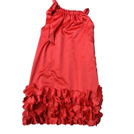 Monnalisa Kleid Rot aus Polyester Rot