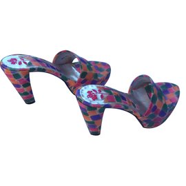 Free Lance-Wedge mules-Multiple colors