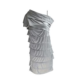 Fendi Silvery Polyamide Dress Silvery
