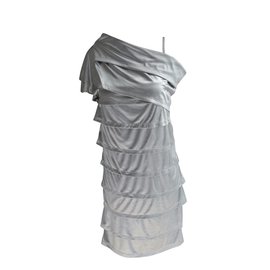 Robe Fendi Argentée en Polyamide Argenté