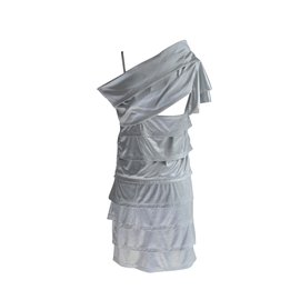 Fendi-Robes-Argenté