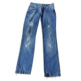 Dolce & Gabbana Blue Denim Pants Blue