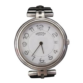 Hermès-Quartz Watches-Silvery