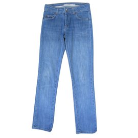 Vaqueros La Fée Maraboutée Azules de Algodón Corte Recto Talla 36 Azul