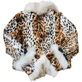 Autre Marque-Casacos, agasalhos-Estampa de leopardo