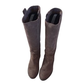 Autre Marque-Minelli Boots-Taupe