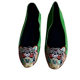 Kenzo Sapatilhas de ballet Verde