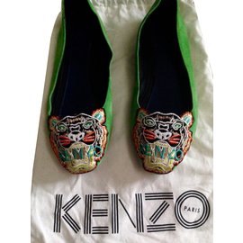 Kenzo-Zapatillas de ballet-Verde