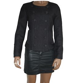 Giacca Sandro in lana nera Taglia 40 Nero