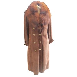 Lanvin-Coats, Outerwear-Brown