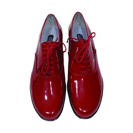 Autre Marque Schnürschuhe Rot