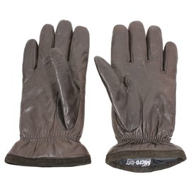 Autre Marque-Gloves-Brown