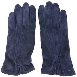 Autre Marque Boboki Handschuhe aus Wildleder Mitternachtsblau Größe 7 Blau