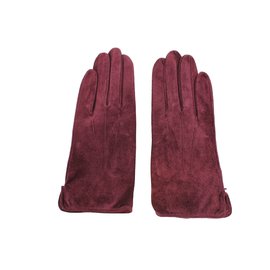 Autre Marque-Gloves-Dark red