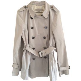 Gerard Darel Trenchcoat Weiß Polyester Weiß