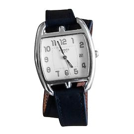 Hermès CapCod tonneau GM Argenté