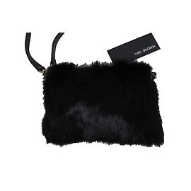 Yves Salomon Sac fourrure Noir