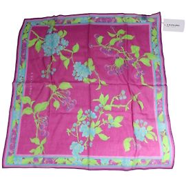 Pañuelo Leonard de seda y algodón multicolor 70x70 Multicolor