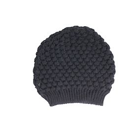 Autre Marque Ange black acrylic wool cap Black