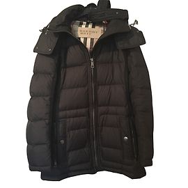 Burberry Brit Abrigos, Ropa de calle Negro