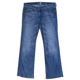 7 For All Mankind-Jeans-Blu