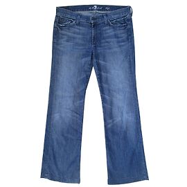Vaqueros Boot Cut 7 For All Mankind Azules Algodón Talla 31 Azul