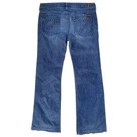 7 For All Mankind-Pantalones-Azul