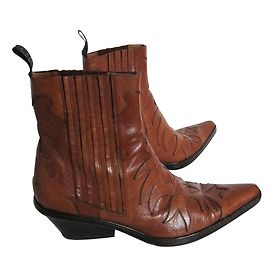Sartore Ankle Boots Cognac