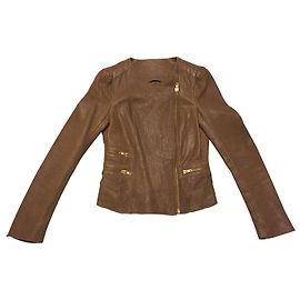 Maje Biker jackets Taupe