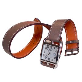 Hermès-Quartz Watches-Taupe