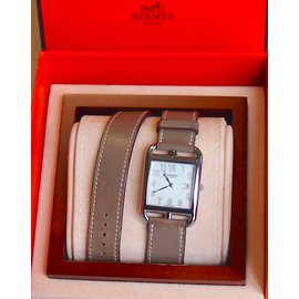 Hermès-Quartz Watches-Taupe